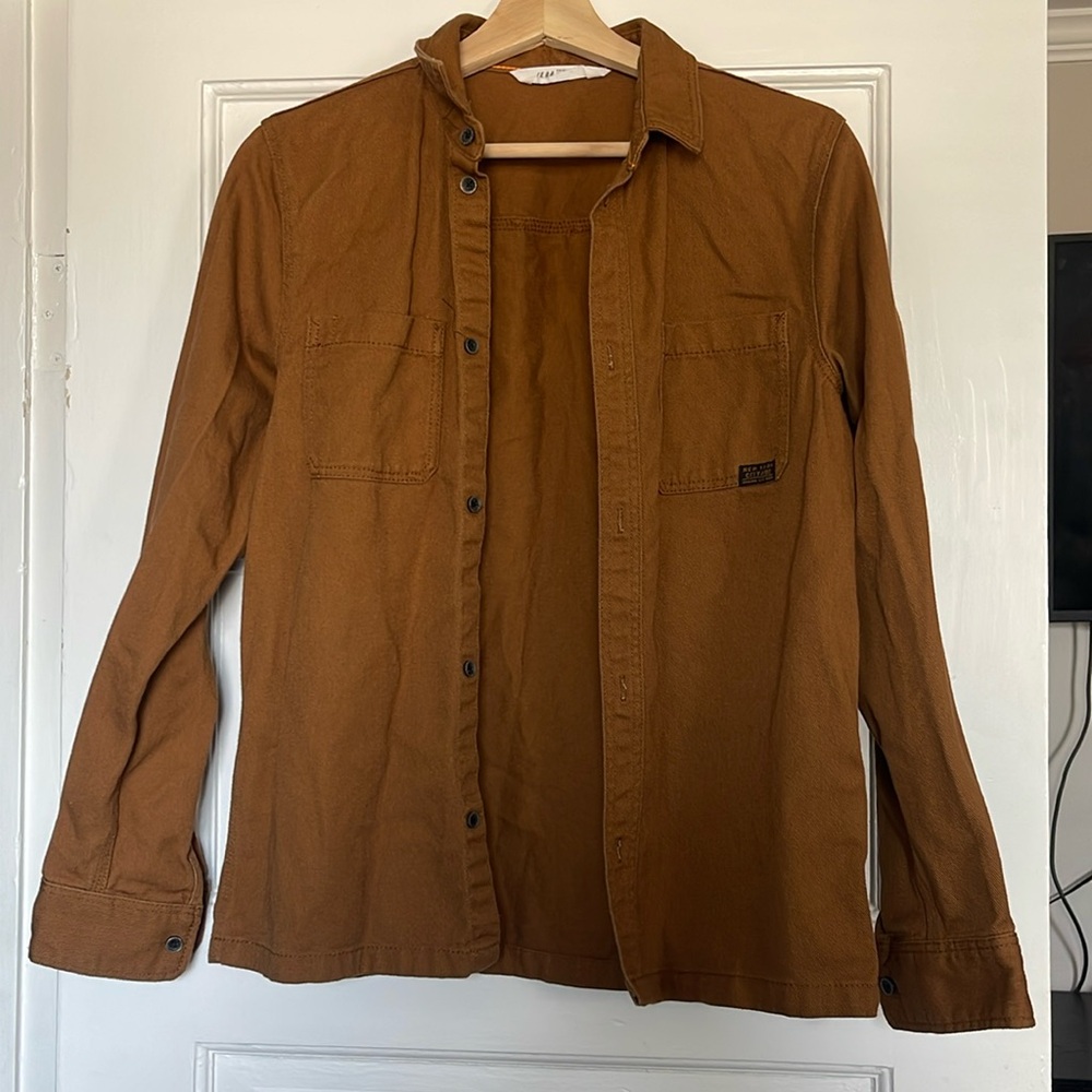 H&M COTTON UTILITY JACKET